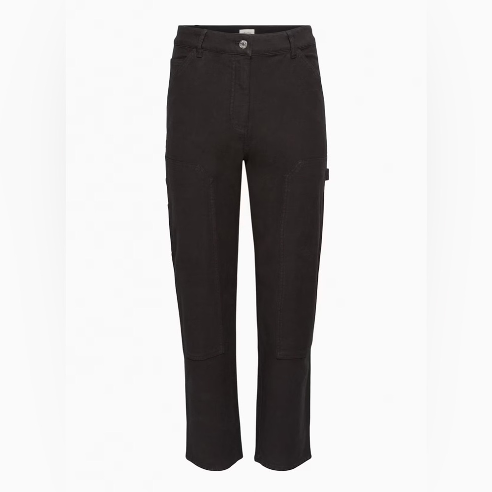 Wilfred Free Aritzia Brennan Carpenter Black Pants Size 0 Pockets Loop Cotton - Picture 7 of 16